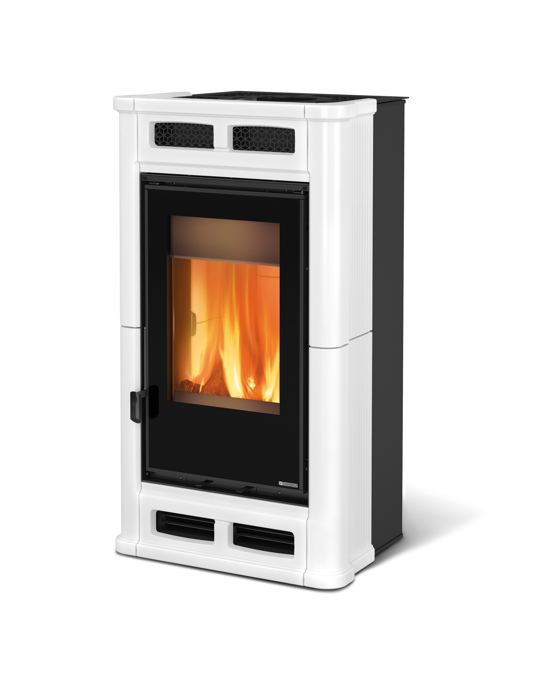 Kaminofen La Nordica Flo raumluftunabhängig weiß 8,3kW
