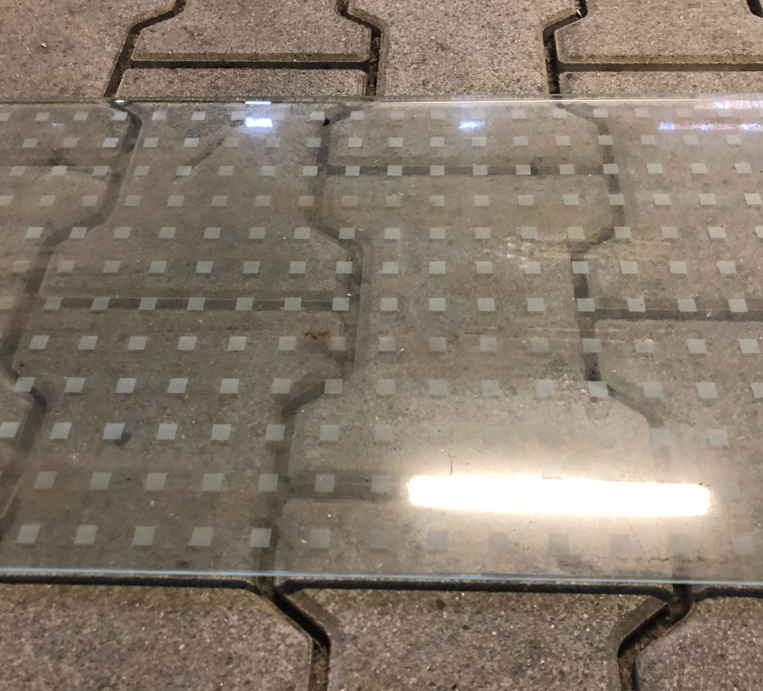 Brügmann Dekorprofil Glas THETA hoch 180x30cm