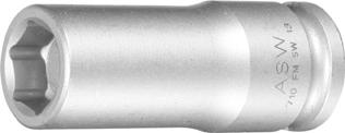 Kr.-Steckschl.-Eins. 3/8"10mm Federmag. lang ASW