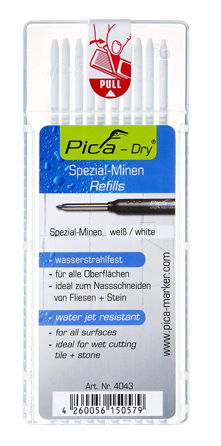 Ersatzminenset wasserfestweiß Pica