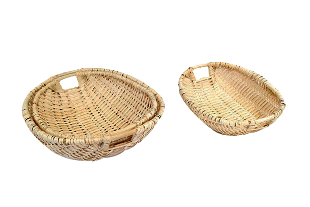Holzkorb / Kaminholzkorb Holzschwinge Lienbacher oval 40x35x16cm