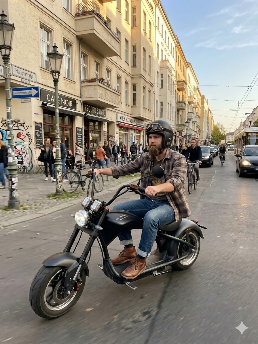 E-Chopper 1P Citycoco – Vorführfahrzeug (921 km)