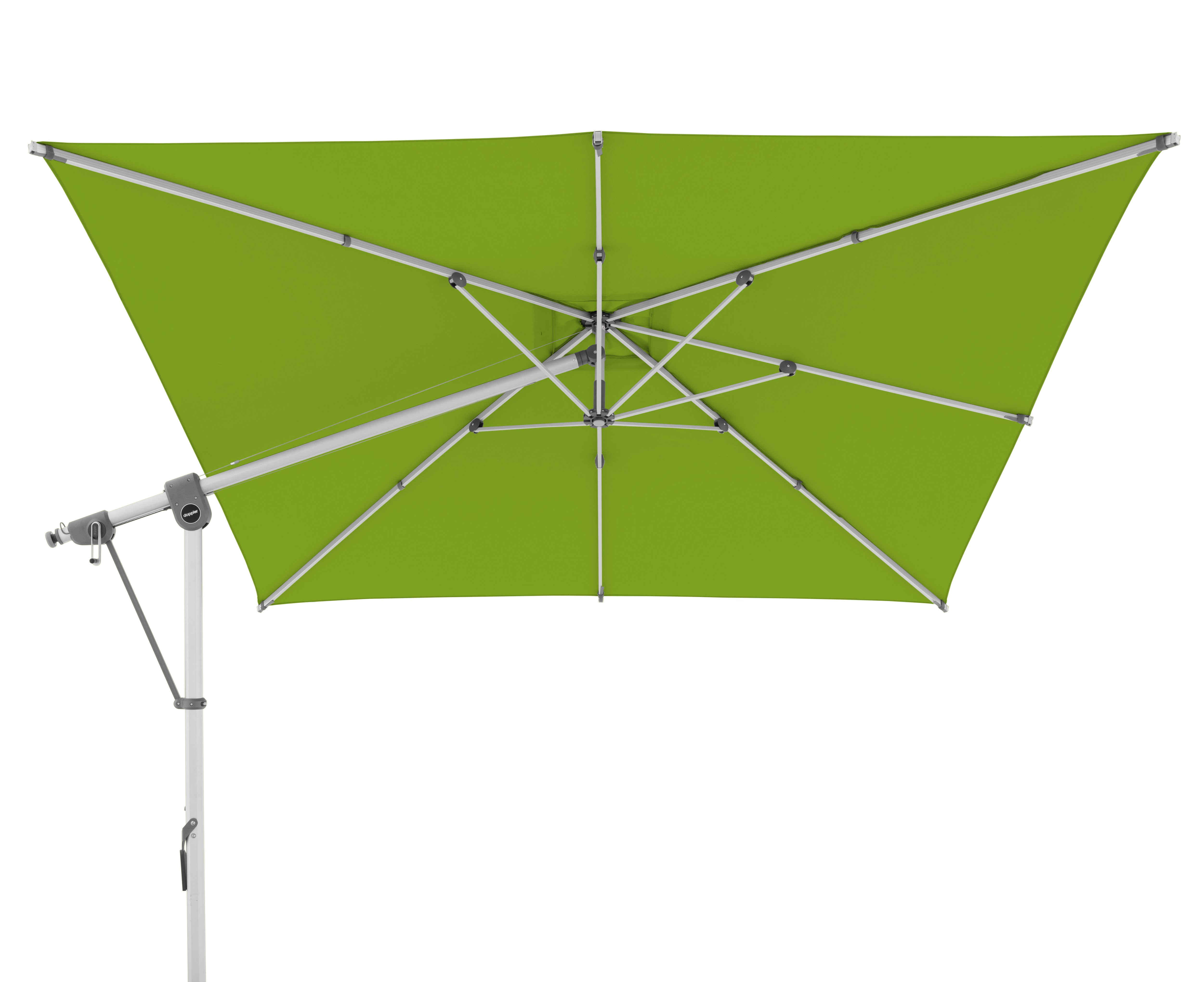 doppler® Sonnenschirm Pendelschirm EXPERT 3x3m D.841 smaragd