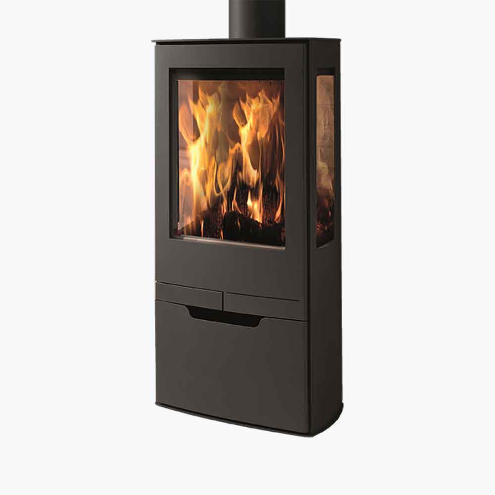 Panadero Dreischeiben-Kaminofen Zinc 8 KW