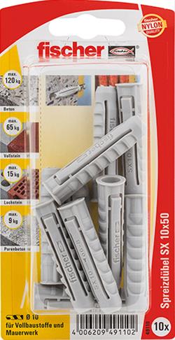 Dübel SX 10 x 50 K SB-Karte
