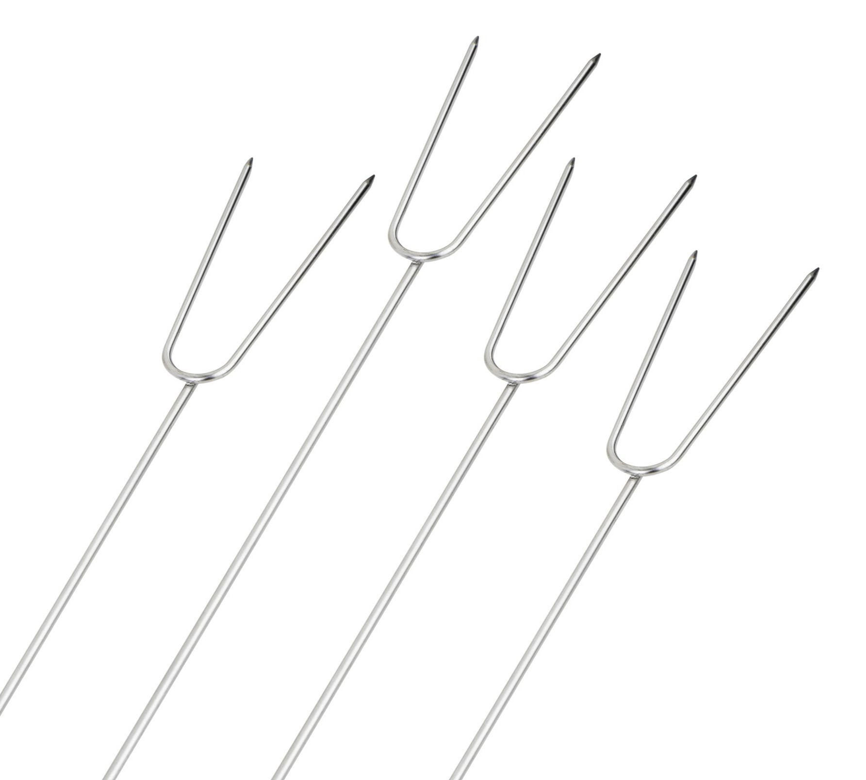 Grillspiesse 4er Set Edelstahl 75 cm