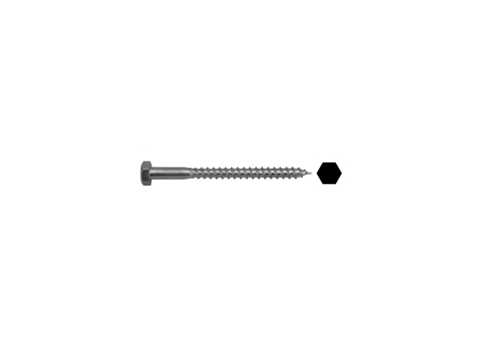 SWG Holzschraube Sechskantkopf verzinkt DIN571 8x100mm