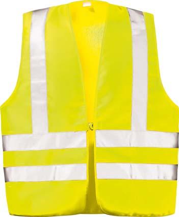 Warnweste Max, Gr. L, Textil, gelb