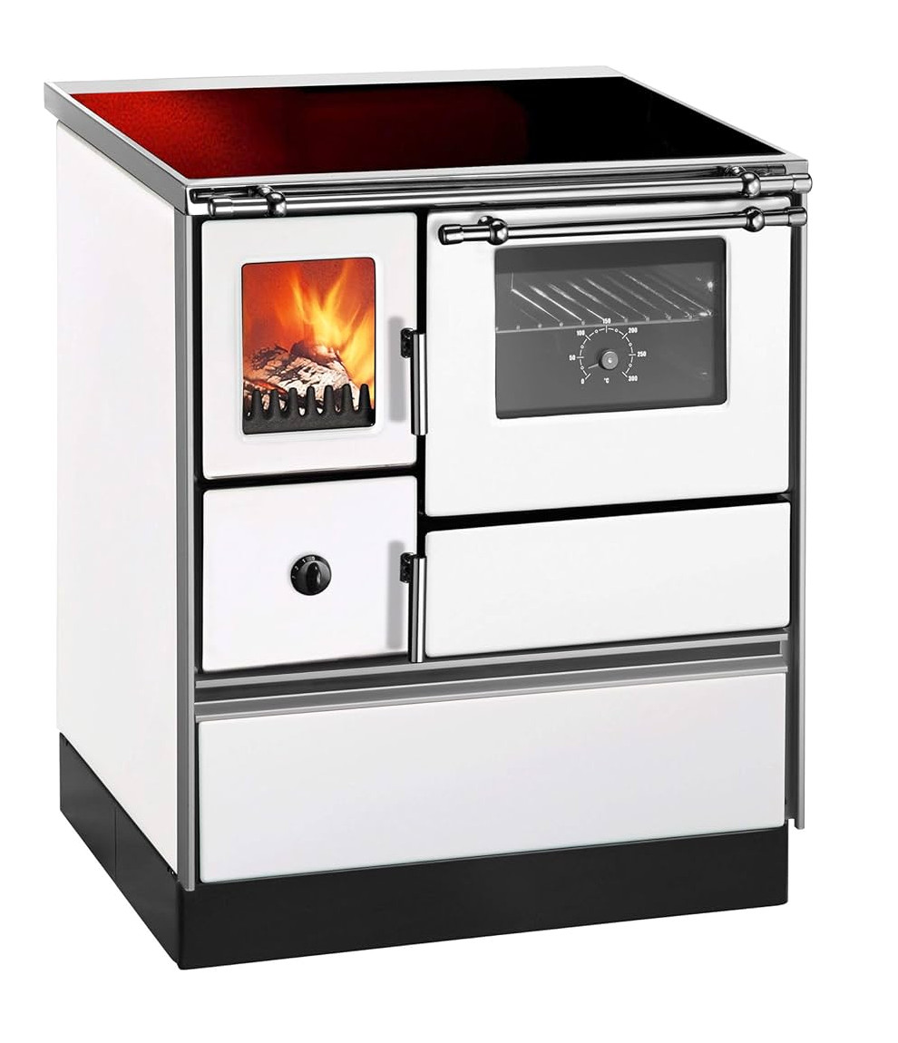 Wamsler Kohleherd K176 F/A Ceran  5 kW 70 cm weiss Anschluß rechts