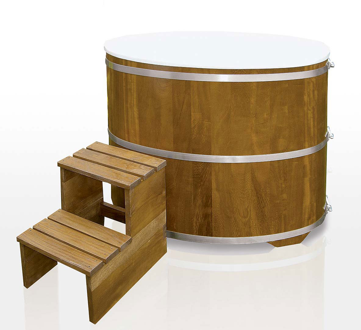 Eliga Premium Tauchbecken aus Kambalaholz (480L)