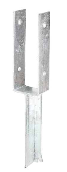 U Pfostenträger Alberts mit Betonanker feuerverzinkt 71x200mm