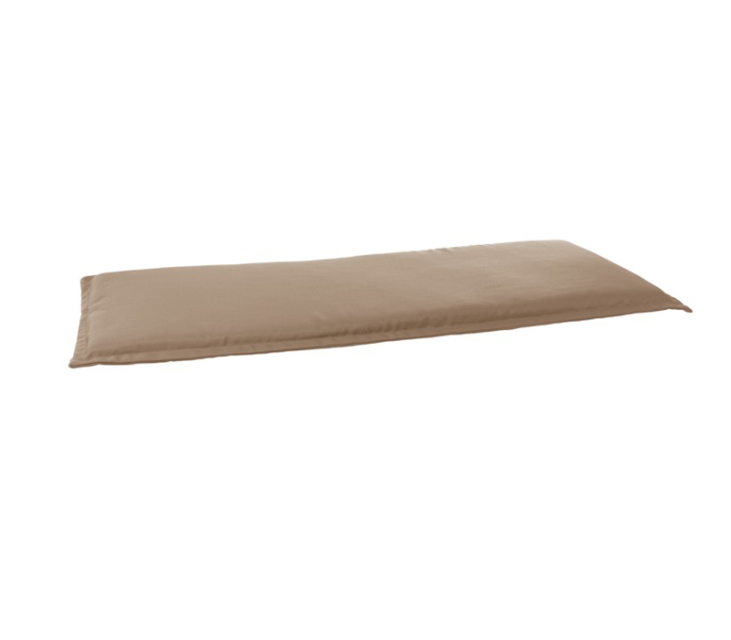 Doppler Auflage für Gartenbank 2-Sitzer 120x45x4cm Look D. 846 greige