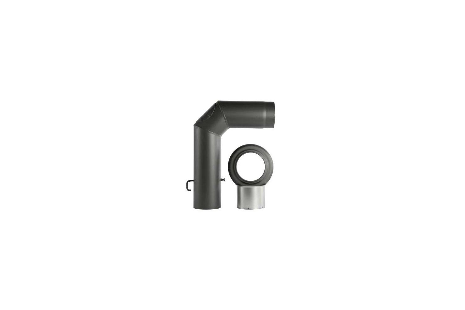 Ofenrohr Rauchrohr Set Ø 150 mm Senotherm schwarz