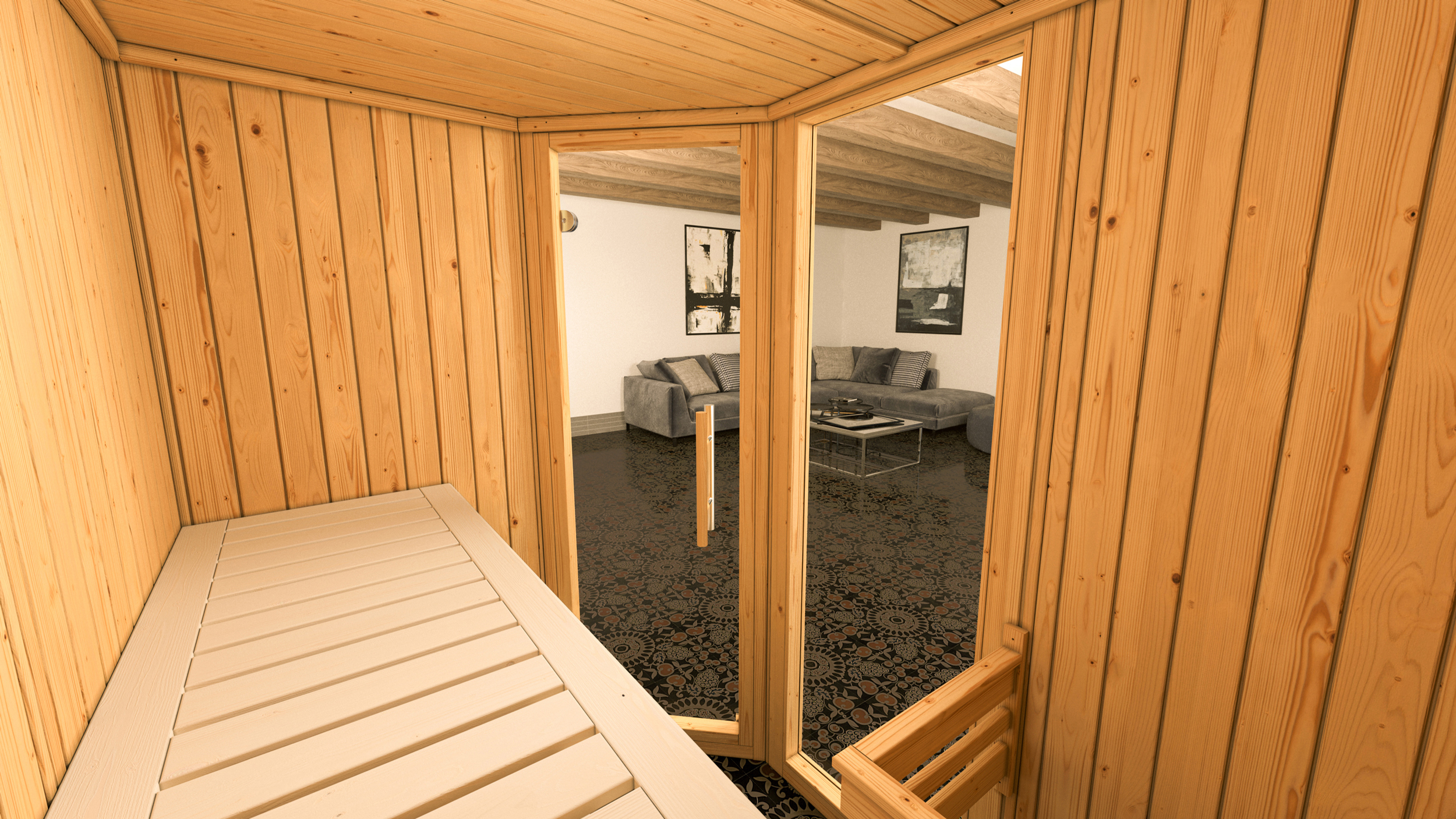 Weka Sauna Varberg 1 GTF Trend BioS 7,5kW weiß Weka Sauna Varberg 1 GTF Trend BioS 7,5kW weiß