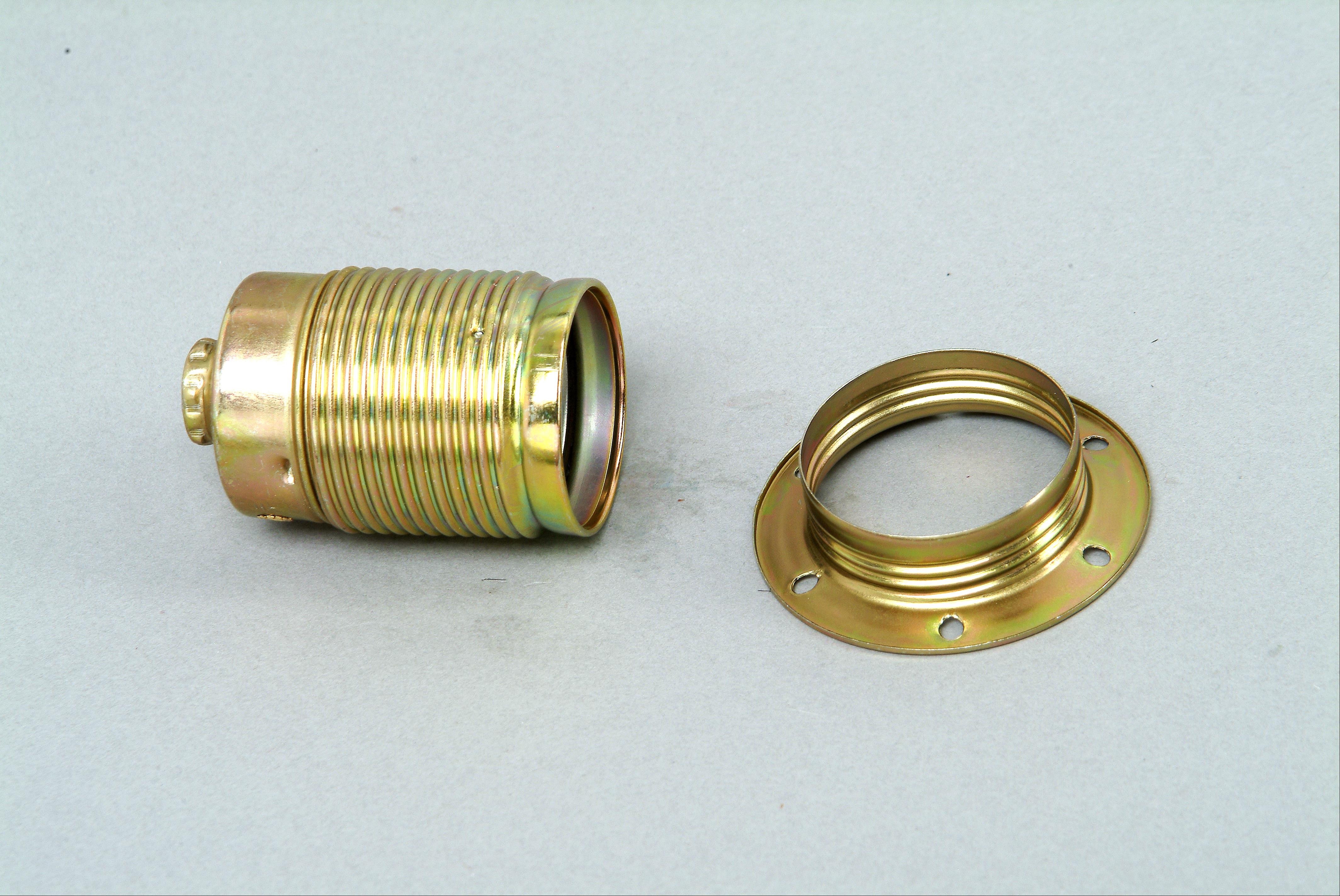 Kopp Metall - Fassung mit Außengewindemantel E27