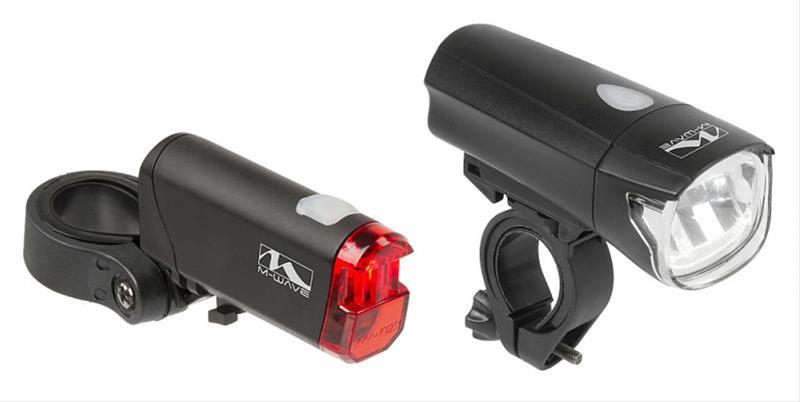 Batteriebeleuchtungsset M-Wave 30/15 Lux