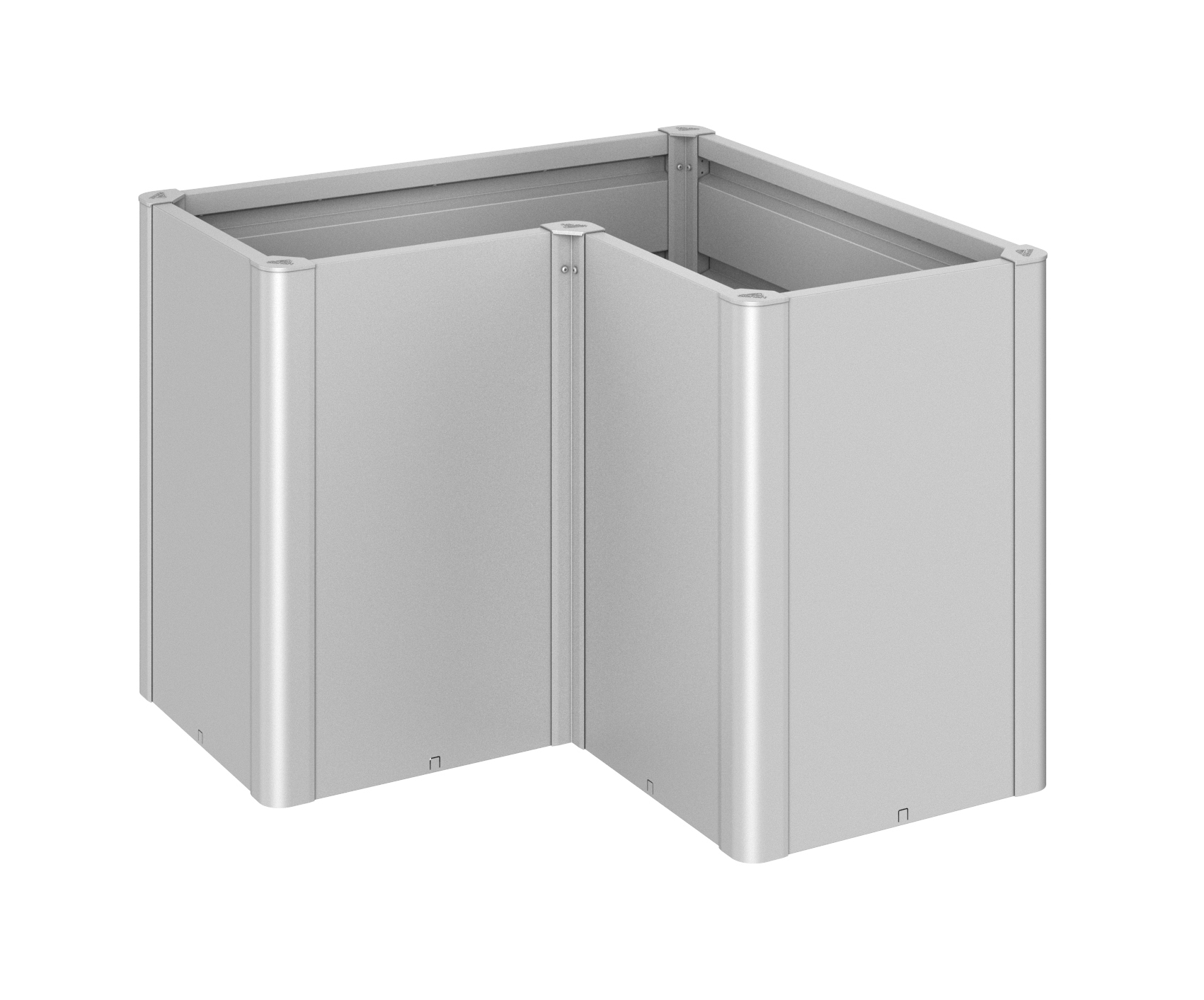 Biohort Pflanzbeet Belvedere L100 MAXI silber 102x102x77cm
