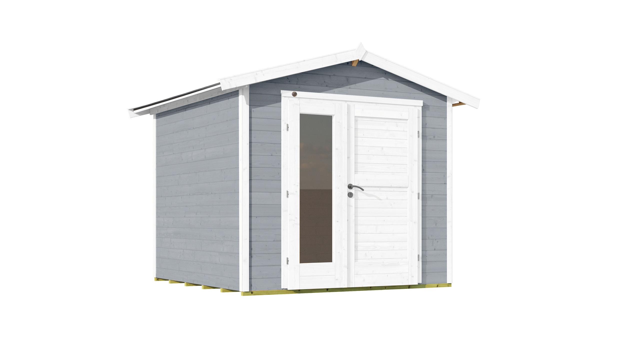 weka Gartenhaus 224 A Gr. 2 grau, 21 mm