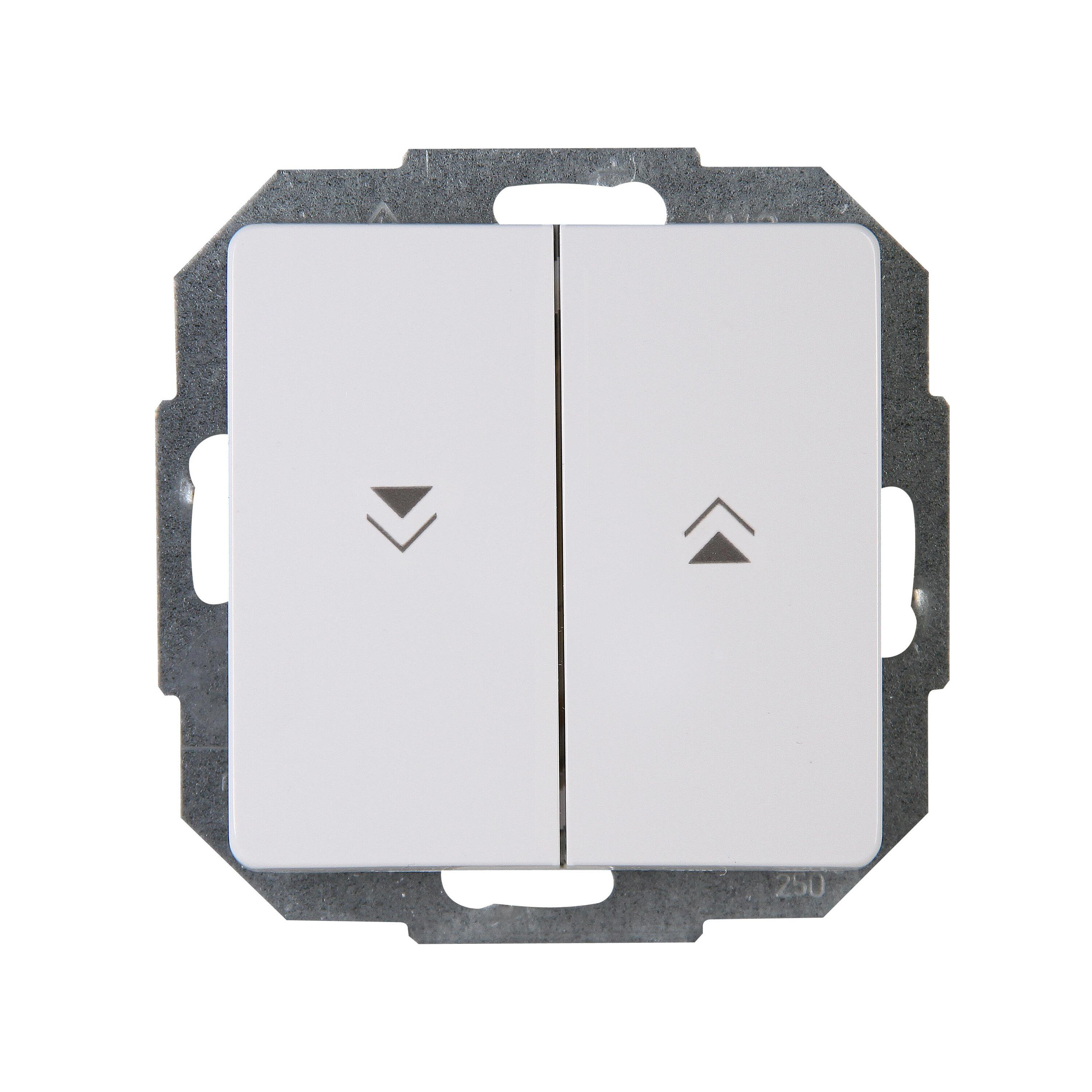 Jalousieschalter 10AX, 250V~, PARIS, arktis