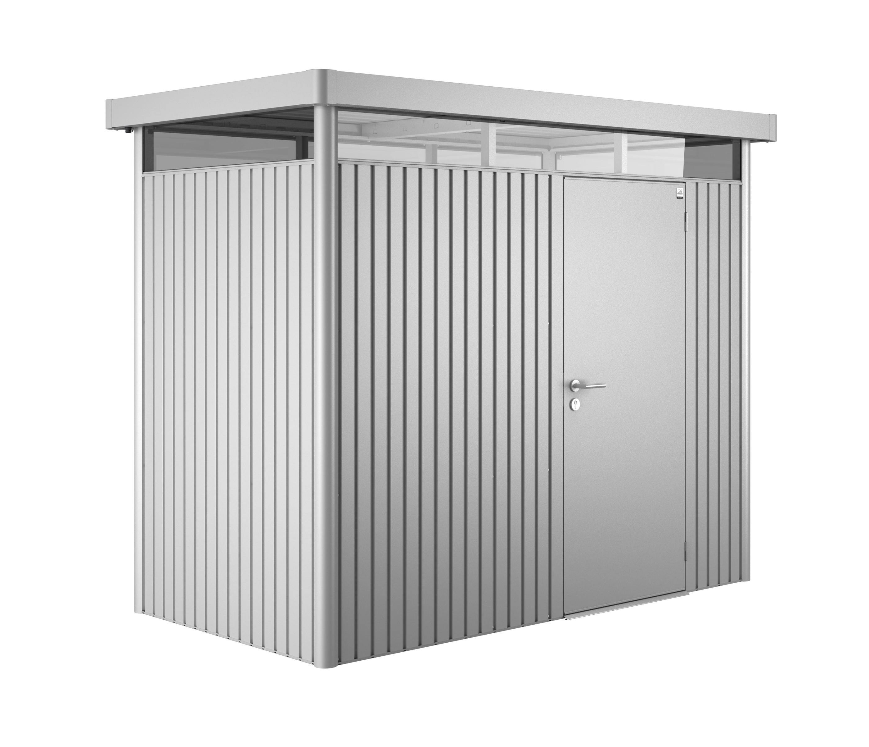 Gerätehaus Biohort HighLine H1 silber-metallic 275x155cm