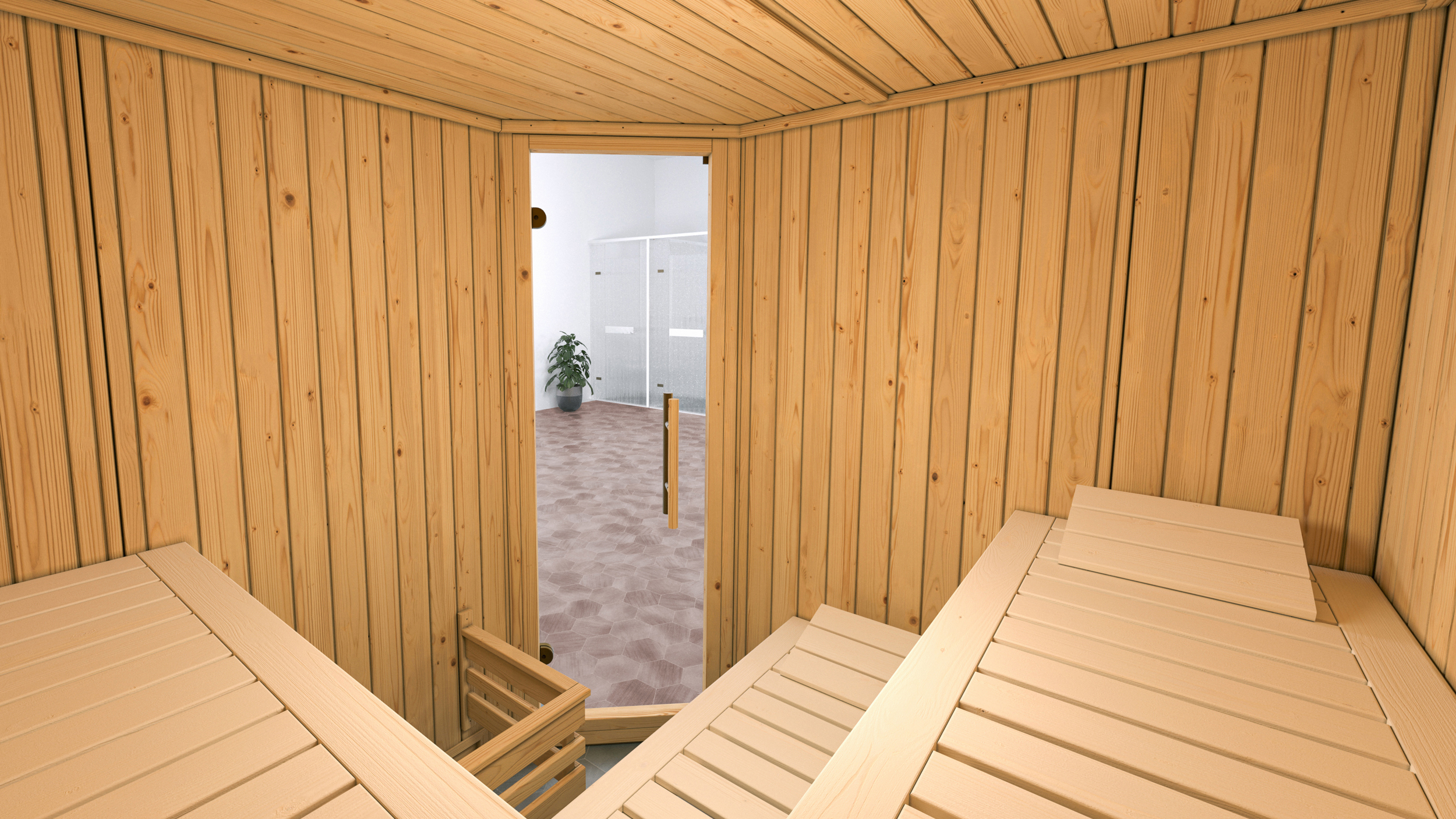 Weka Sauna Varberg 3 GT Trend BioS 7,5kW weiß Weka Sauna Varberg 3 GT Trend BioS 7,5kW weiß