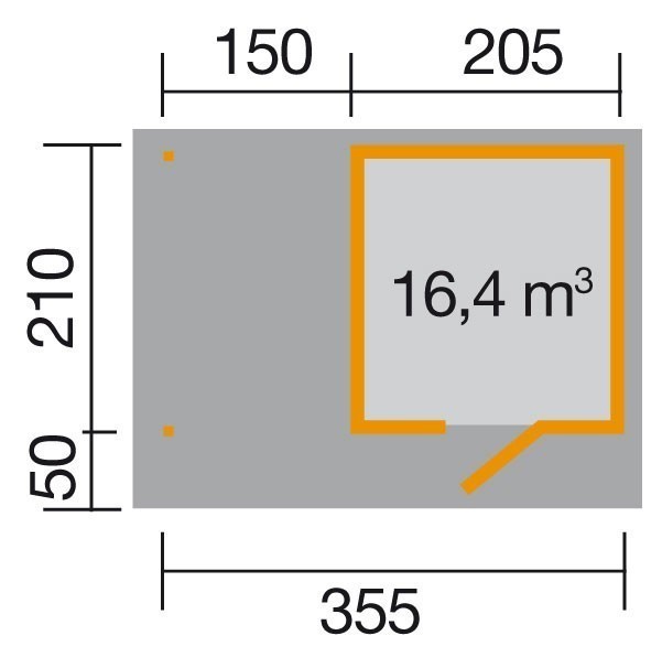weka Designhaus wekaLine 172 A Gr.1,anthrazit, 28