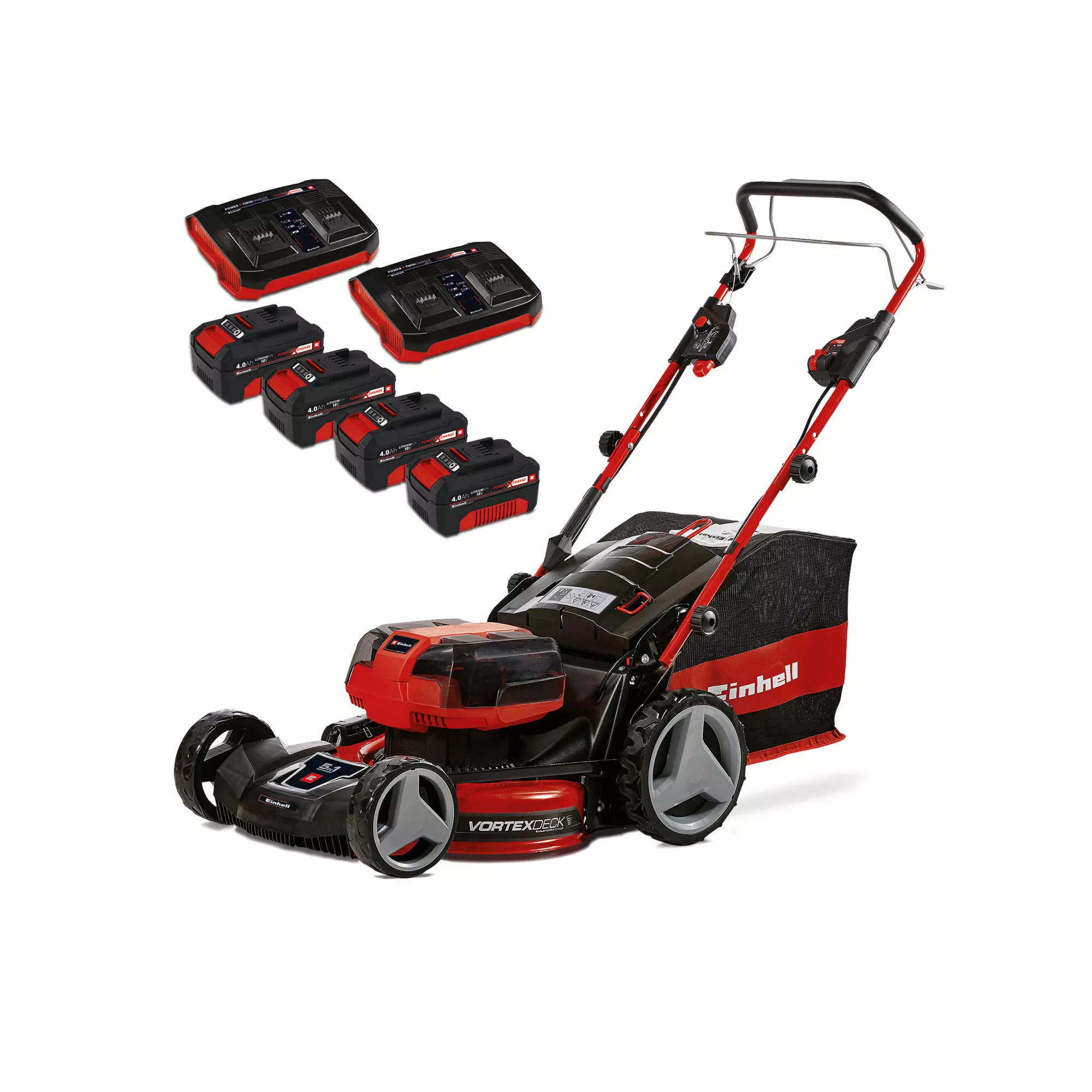 Einhell Akku-Rasenmäher GP-CM 36/47 S HW Li mit Akkus