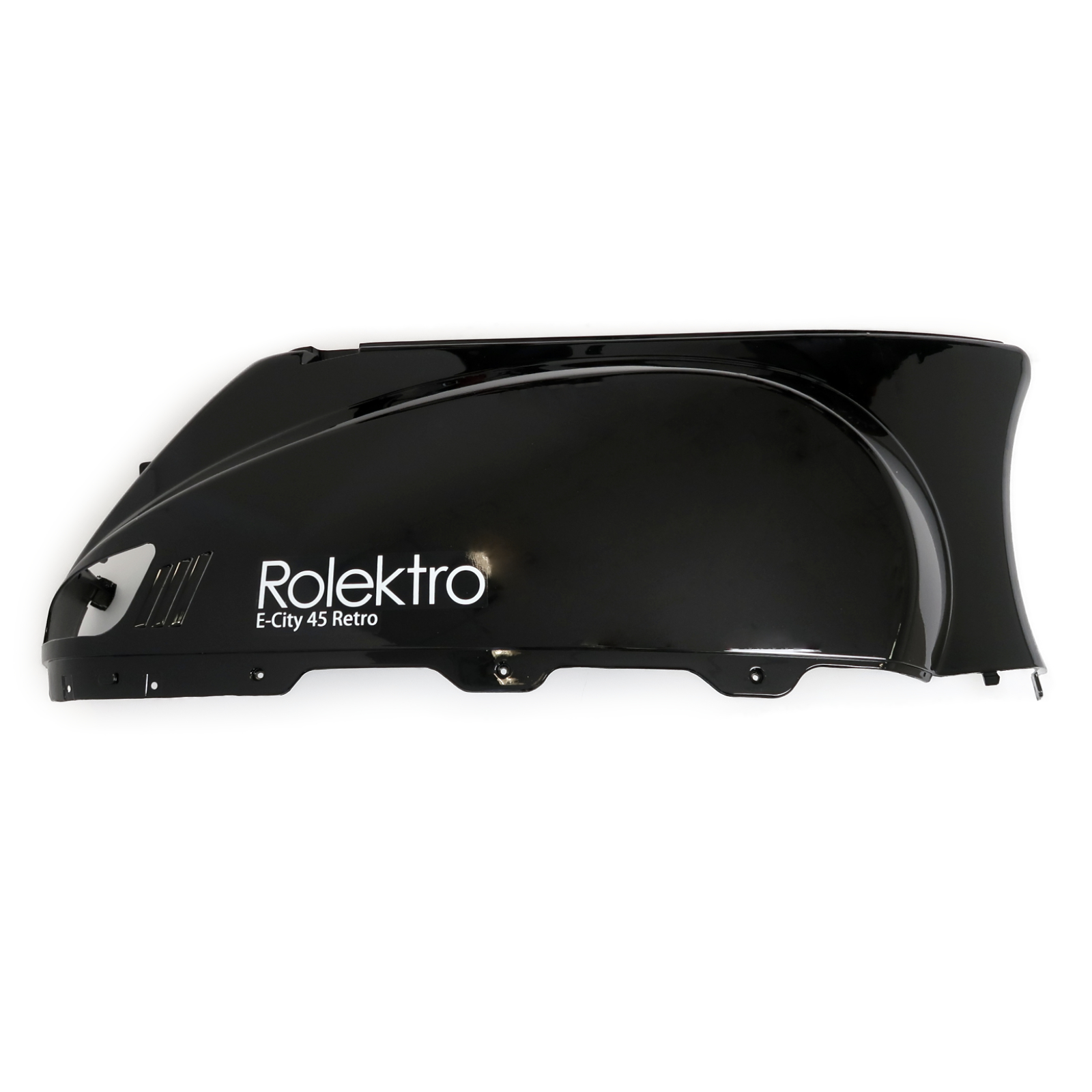 Rolektro Seitenverkleidung, hinten rechts, schwarz für Retro45