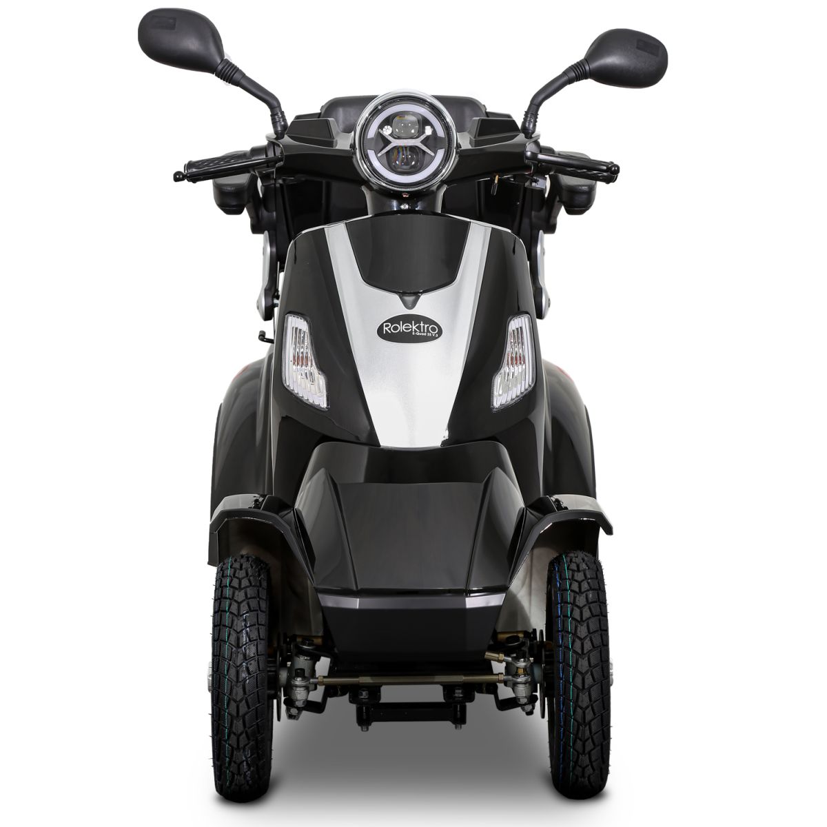 Seniorenmobil Elektromobil Elektroroller Rolektro Quad 25BG schwarz