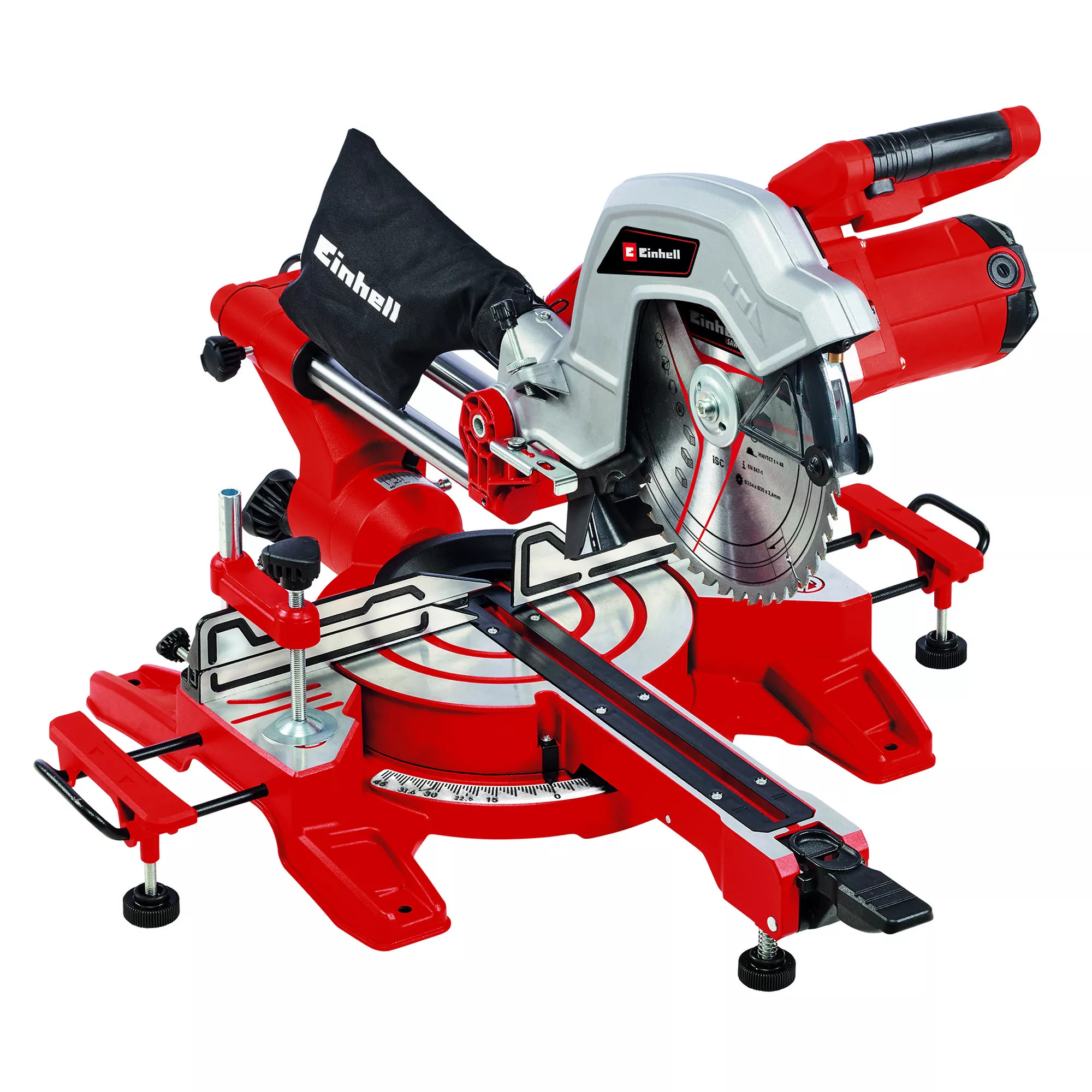 Einhell Zug-, Kapp- und Gehrungssäge TC-SM 254 rot 1800 W