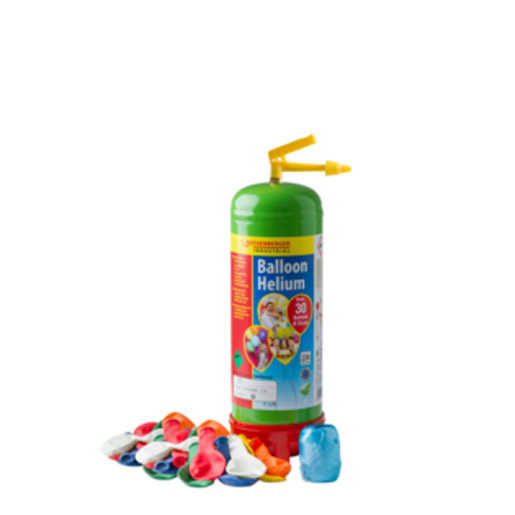 Ballon Party Set Heliumflasche 2 L 25 Ballons