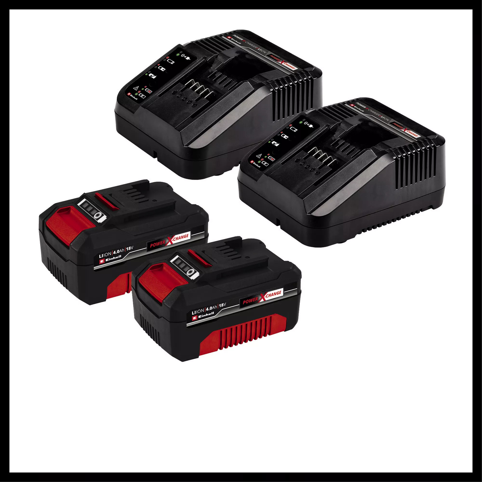 Einhell Akku-Rasenmäher GE-CM 36/36 Li mit Akkus