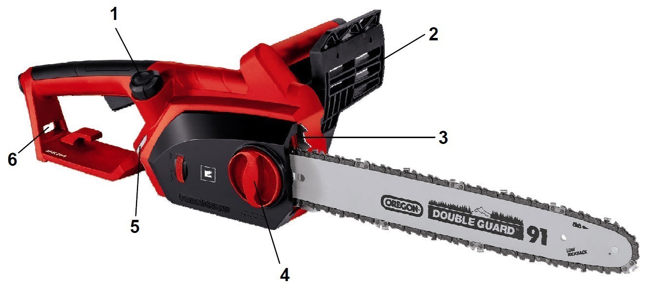 Einhell Elektro-Kettensäge GH-EC 2040 Watt 2000 Schnittlänge 37,5cm