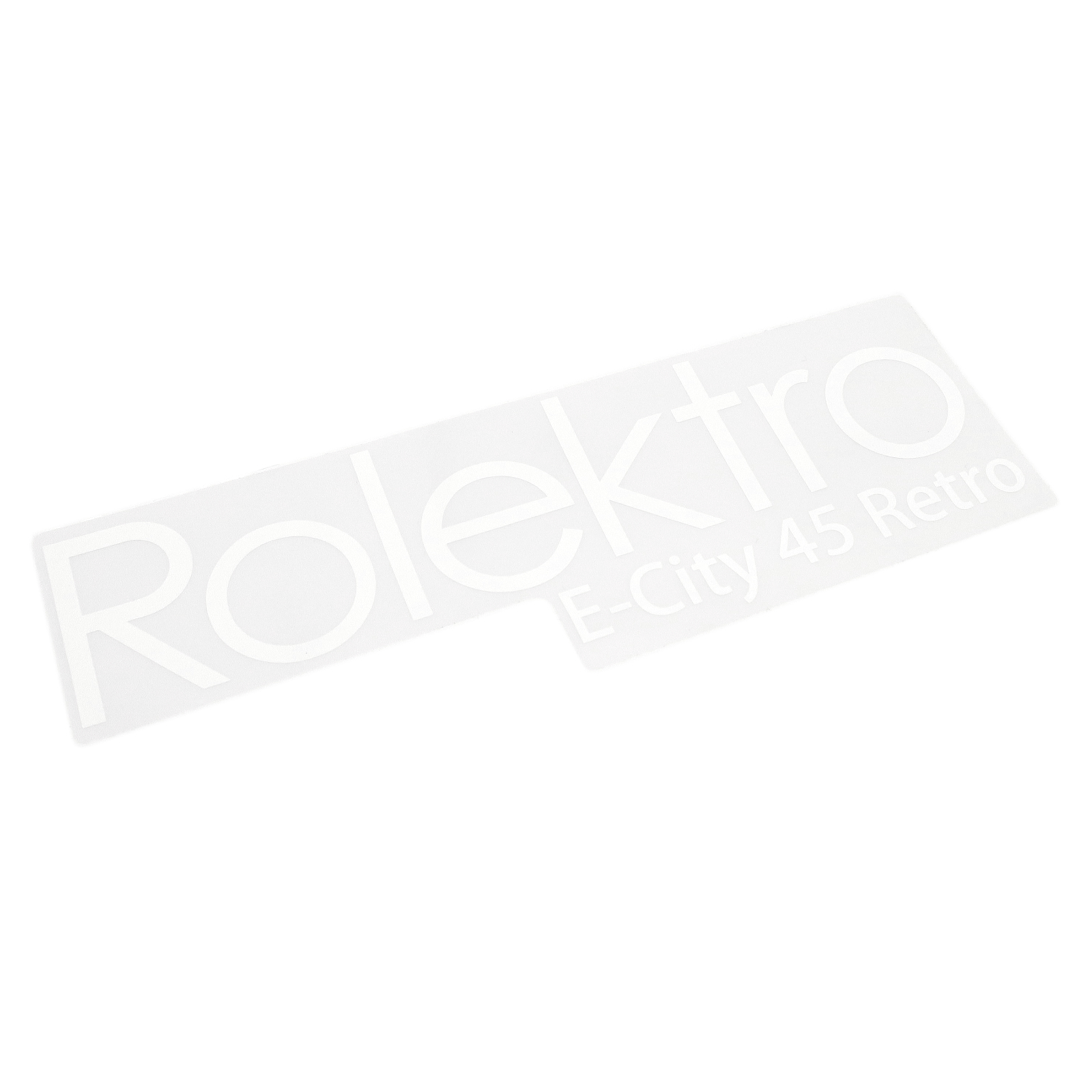 Rolektro Aufkleber Seitenteil "Rolektro E-City 45 Retro", links