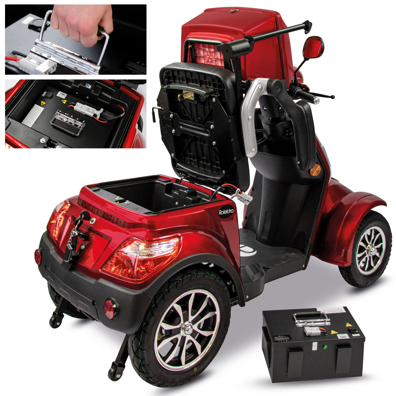 Rolektro Seniorenmobil E-Quad 15 V.3 LI