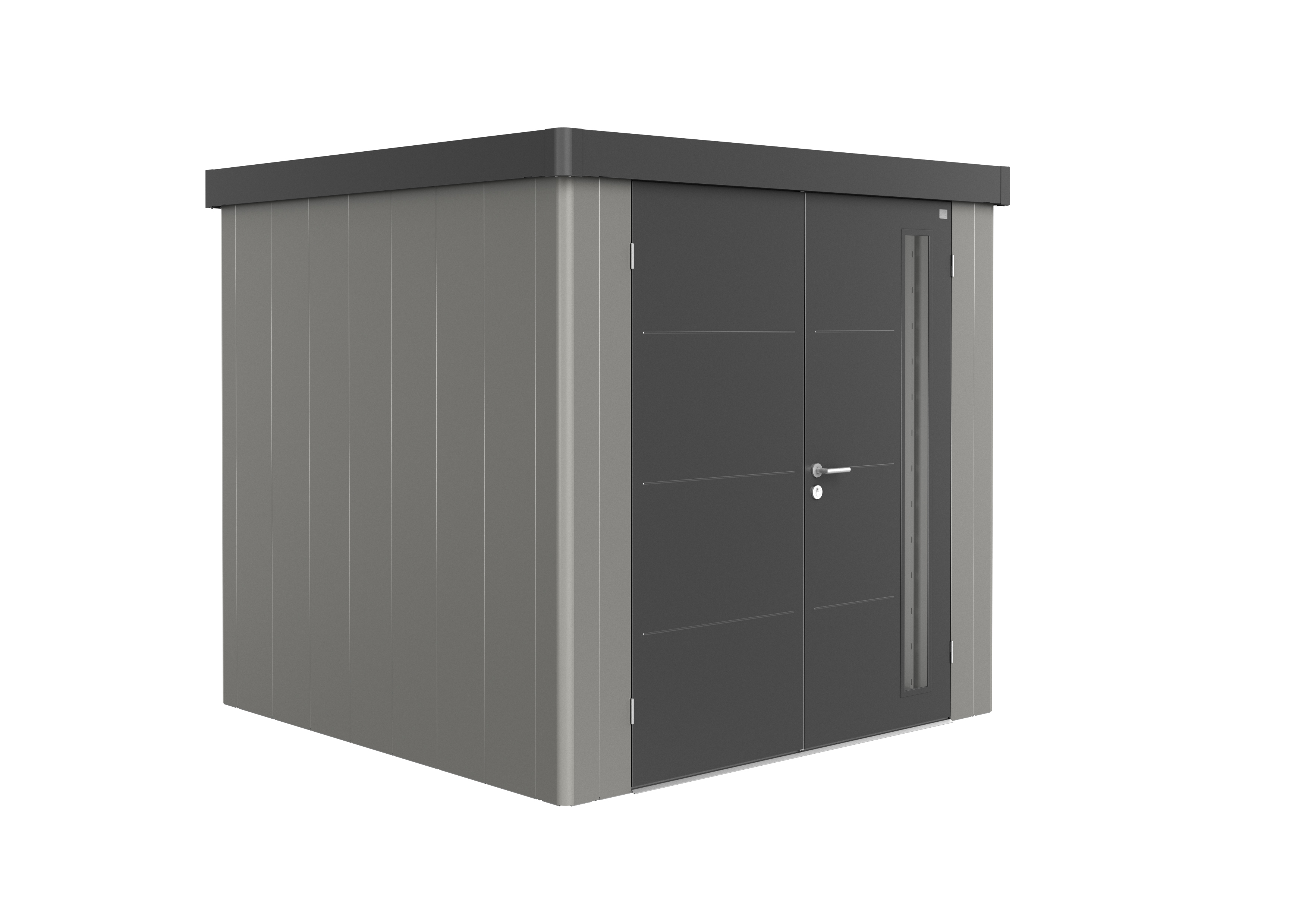 Biohort Gerätehaus Neo 2B Variante 2.3 Doppeltür quarzgrau dunkelgrau Biohort Gerätehaus Neo 2B Variante 2.3 Doppeltür quarzgrau dunkelgrau