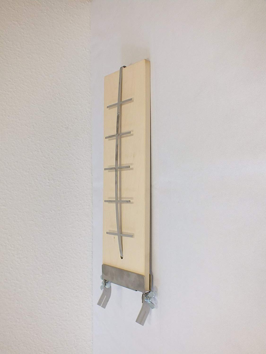 Flammlachsbrett, Lachsbrett Buche 50x14x1,9cm mit Halter