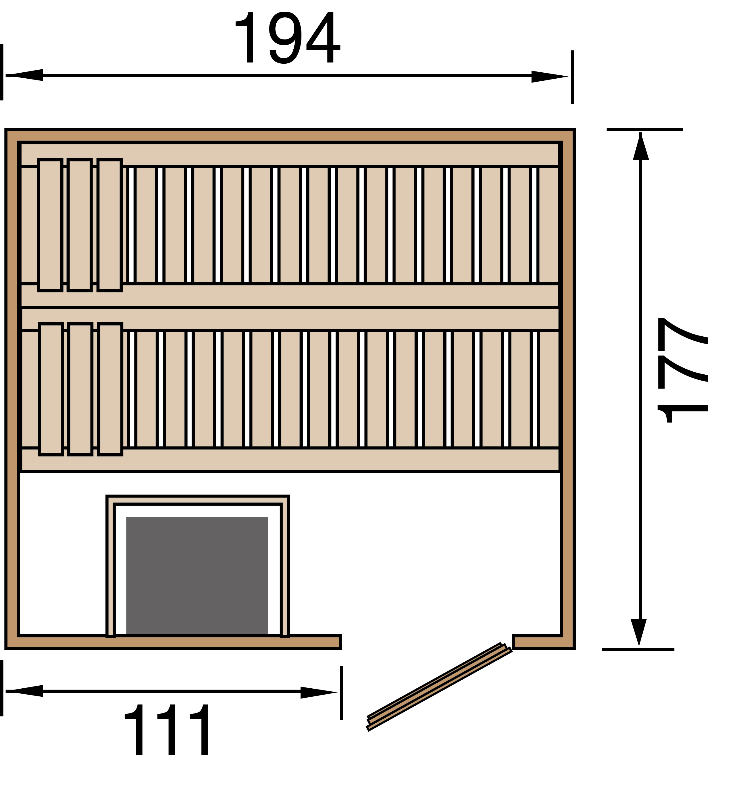 Weka Sauna Halmstad 2 68mm Glastür/Fenster+ Sparset Ofen Kompakt 5,4kW Weka Sauna Halmstad 2 68mm Glastür/Fenster+ Sparset Ofen Kompakt 5,4kW