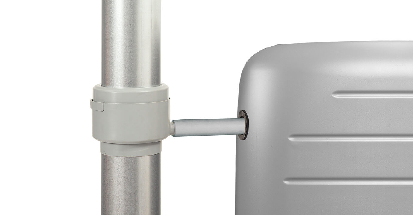 Garantia Basic Line Regentonne Cubus, 700 l, Betongrau