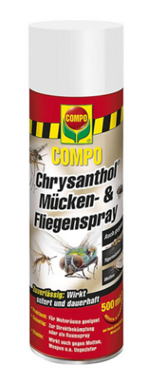 COMPO Chrysanthol® Mücken und Fliegenspray 500ml