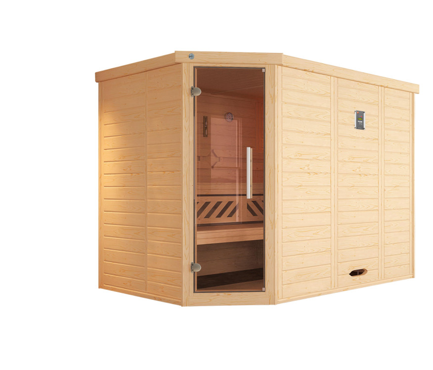 Weka Sauna KEMI Eck 7,5 kW BioS GT Gr.3