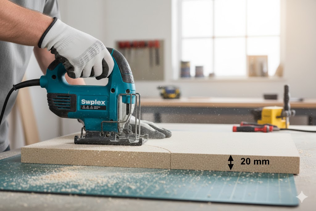 Vermiculite Platte 500 x 300 x 20 mm – Feuerfeste Kaminofenauskleidung