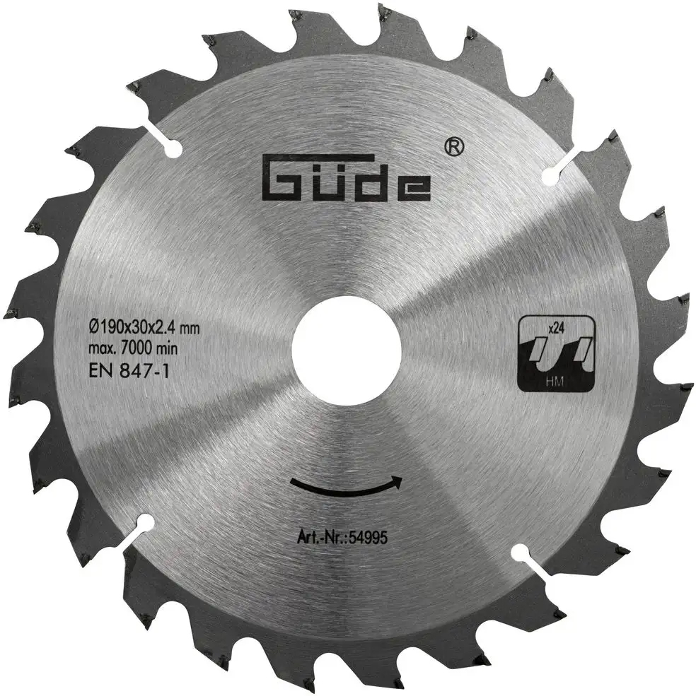 Güde Holzsägeblatt HM 190x30x24Z 54995