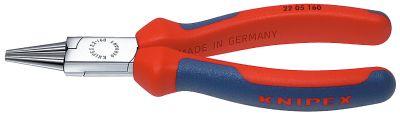 Rundzange verchromt 140mm Griffe m.PVC Knipex