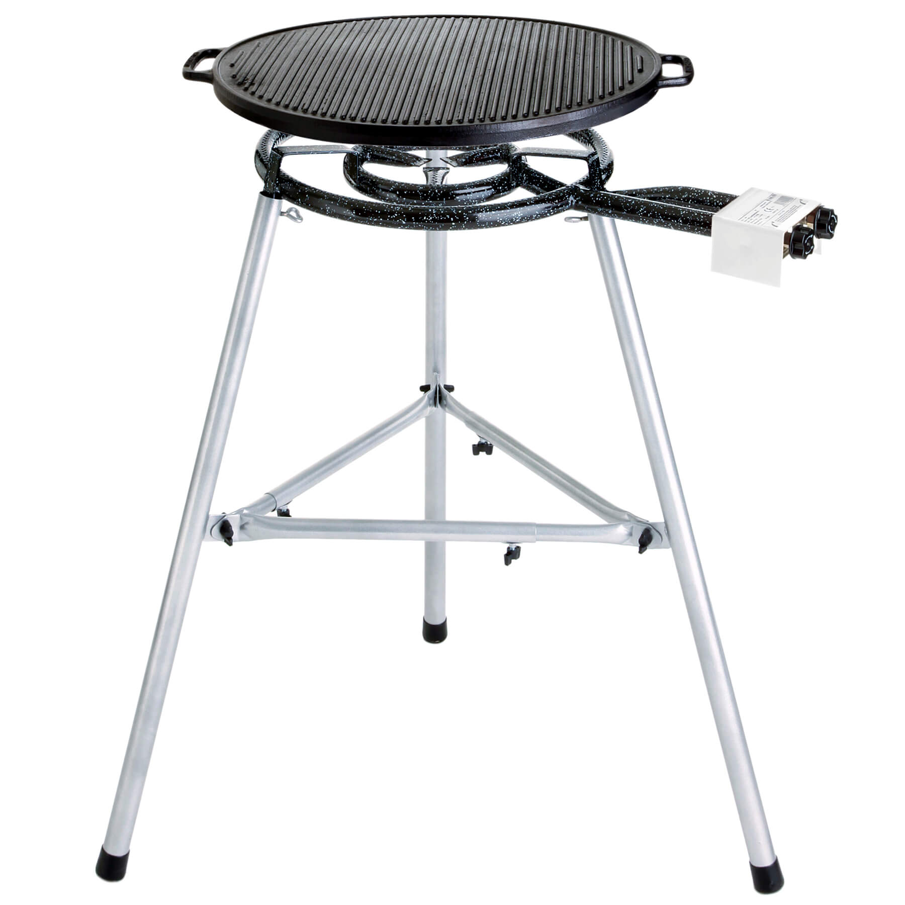 Paella World® Gussgrillplatten Set 3 mit Zündsicherung