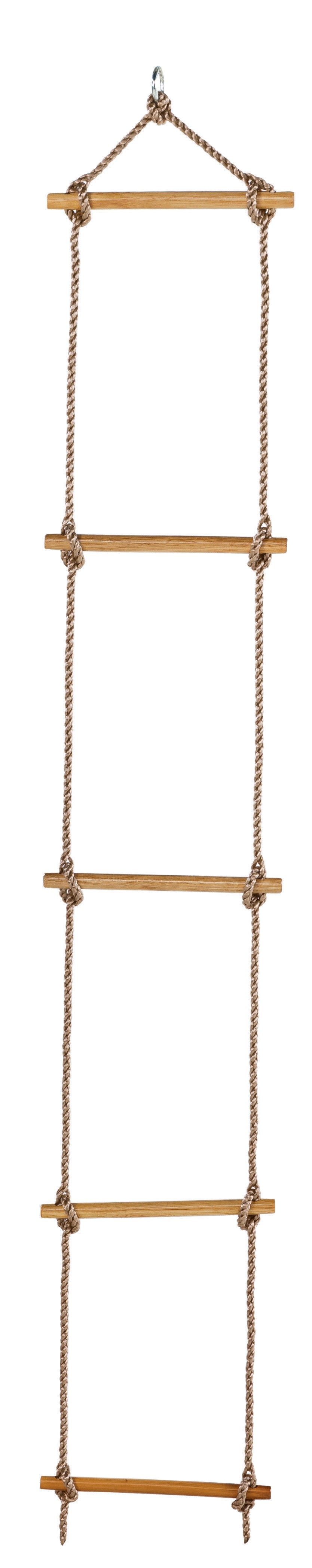 Strickleiter mit Holzsprossen light