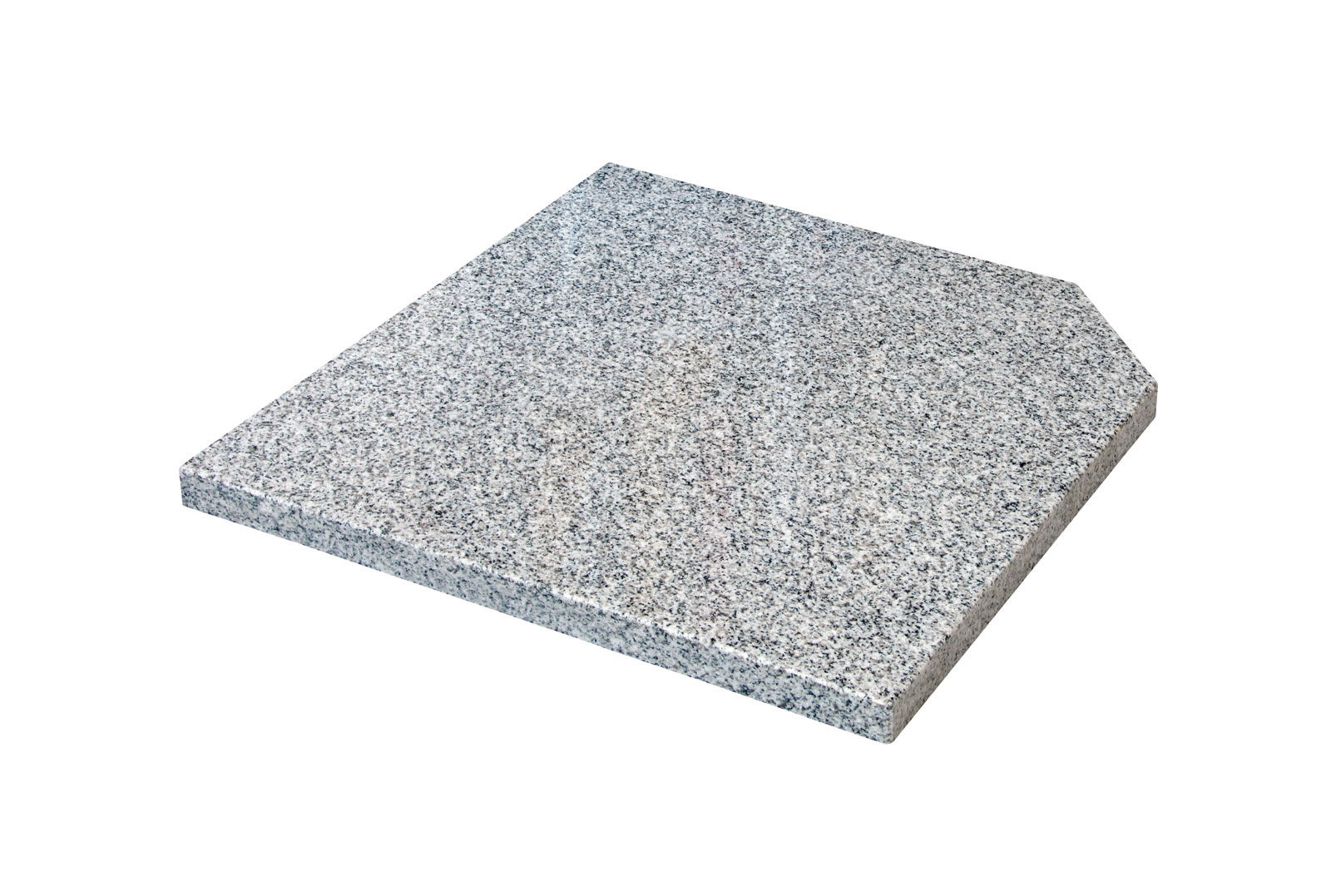 Doppler Design Granit Platte 25kg grau 50x50x4cm