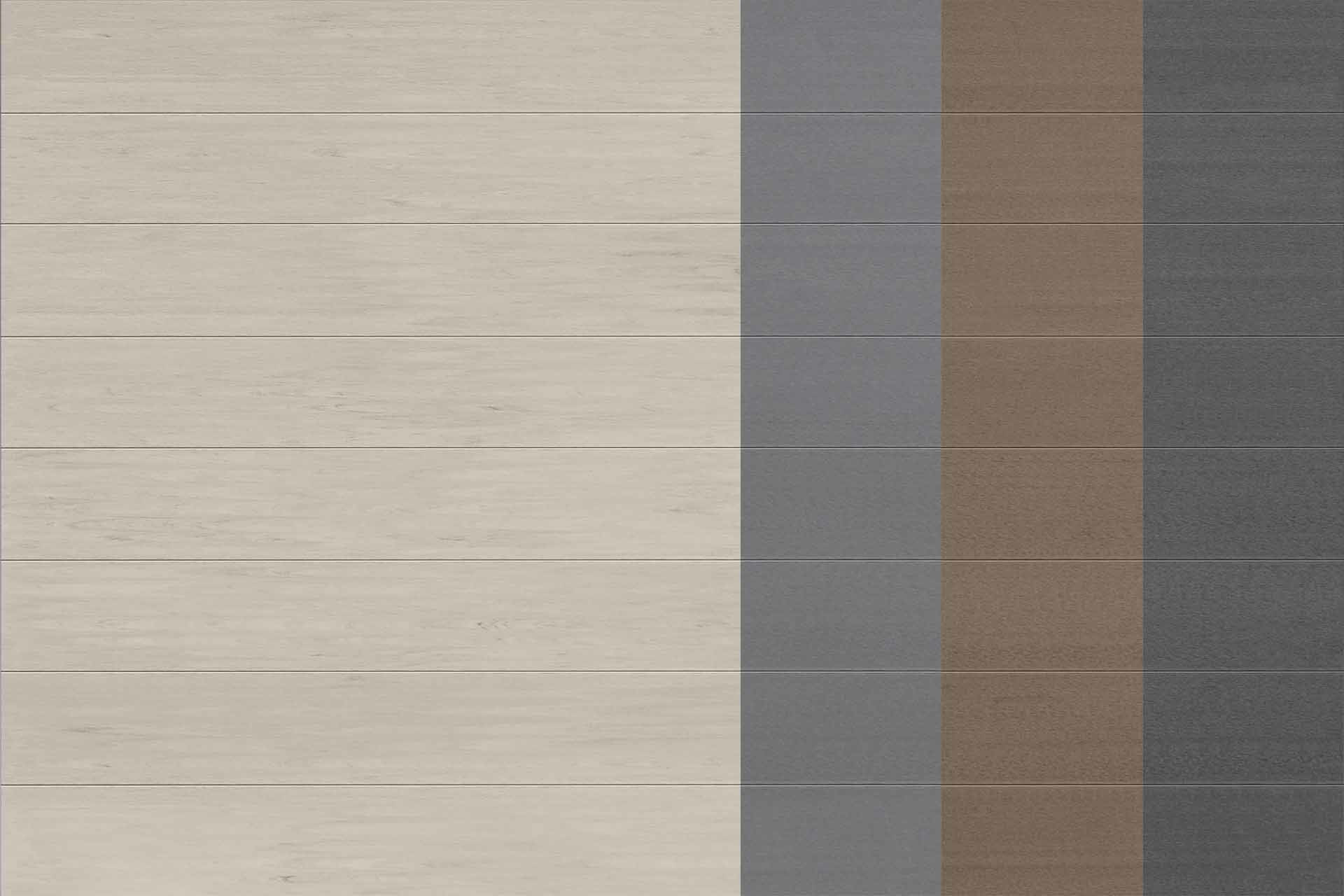 EASY-FENCE CLASSIC WPC Steckprofil 4er Set 180x87cm Braun