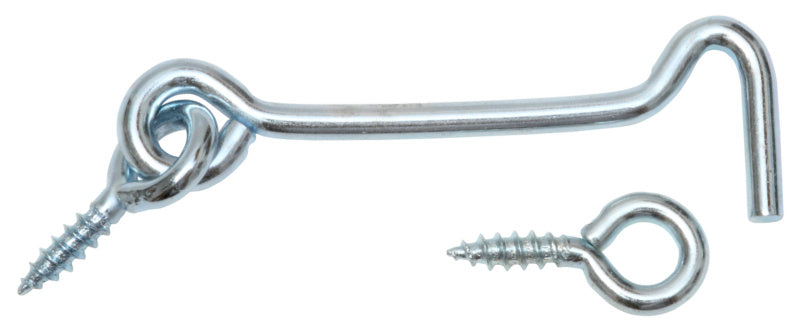 Sturmhaken mit Öse 60 mm, Stahl verzinkt, 4 Stück
