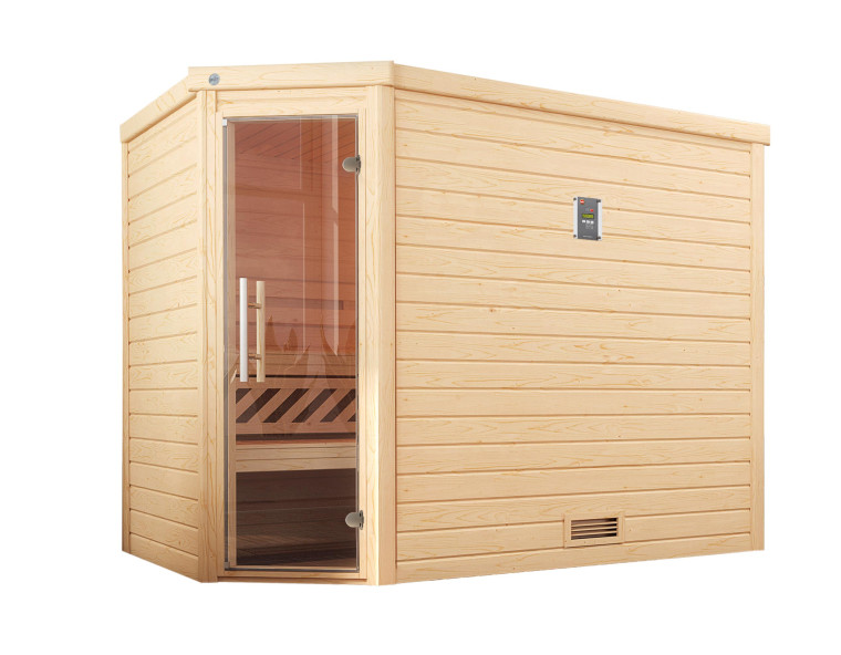 Weka Sauna TURKU Eck 7,5 kW BioS GT Gr.3